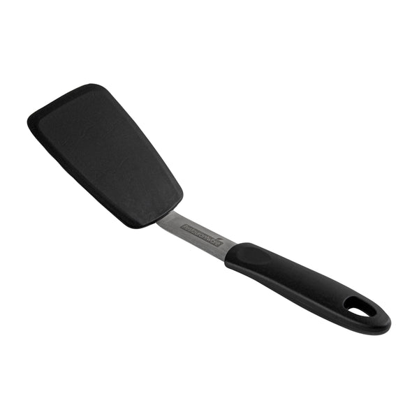 Restaurantware Comfy Grip Black Silicone Solid Turner - 12" - 1 Count Box