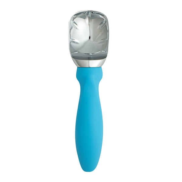 Restaurantware Comfy Grip Blue Metal Ice Cream Scoop - 7 3/4" X 2" X 1 3/4" - 1 Count Box