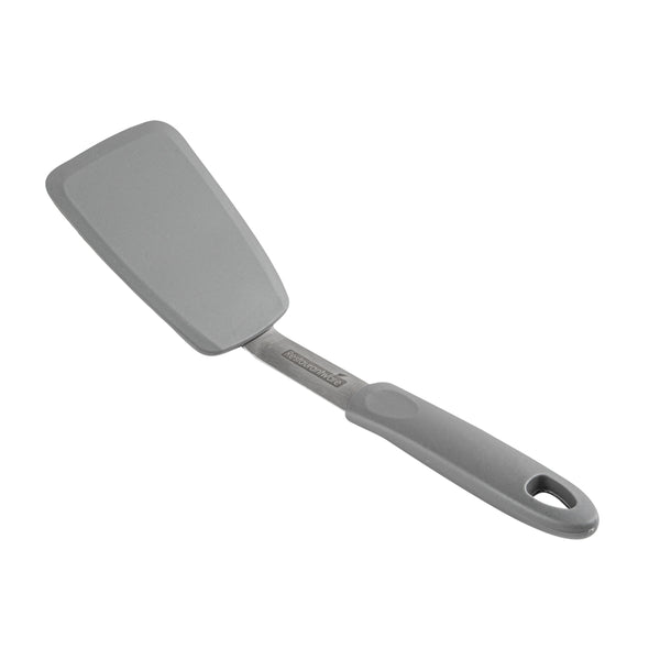 Restaurantware Comfy Grip Gray Silicone Solid Turner - 12" - 1 Count Box