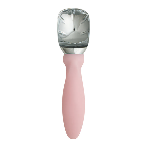 Restaurantware Comfy Grip Pink Metal Ice Cream Scoop - 7 3/4" X 2" X 1 3/4" - 1 Count Box