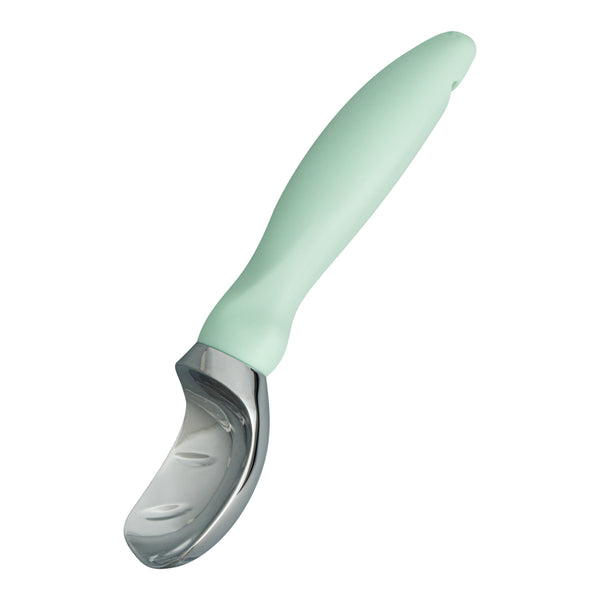 Restaurantware Comfy Grip Teal Metal Ice Cream Scoop - 7 3/4" X 2" X 1 3/4" - 1 Count Box