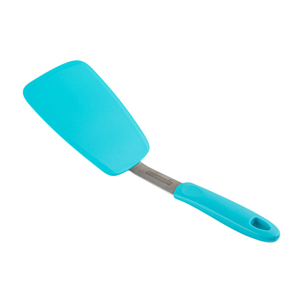 Restaurantware Comfy Grip Turquoise Silicone Solid Turner - 13 1/4" - 1 Count Box