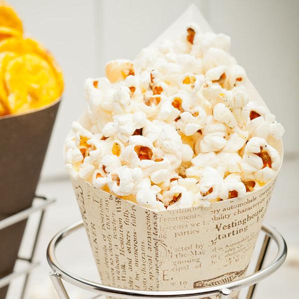 Restaurantware Cone Tek Newsprint Paper Food Cone - 9 1/2" X 4 1/2" - 100 Count Box