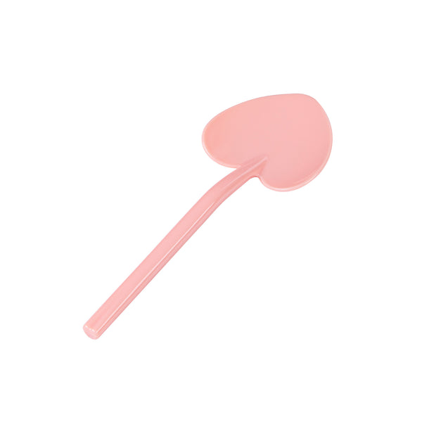 Restaurantware Coppetta Coral Plastic Love Shovel Spoon - 3 1/2" X 1 1/4" - 500 Count Box