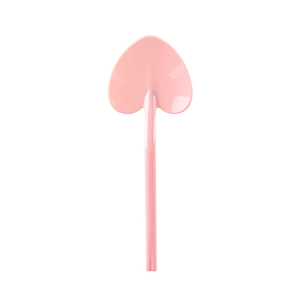 Restaurantware Coppetta Coral Plastic Love Shovel Spoon - 3 1/2" X 1 1/4" - 500 Count Box