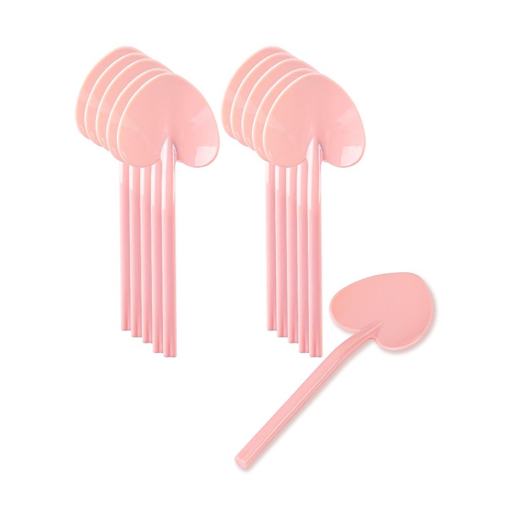 restaurantware Coppetta Coral Plastic Love Shovel Spoon - 3 1/2" x 1 1/4" - 500 count box