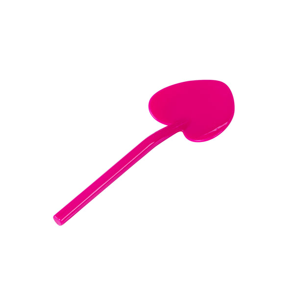 Restaurantware Coppetta Magenta Plastic Love Shovel Spoon - 3 1/2" X 1 1/4" - 500 Count Box