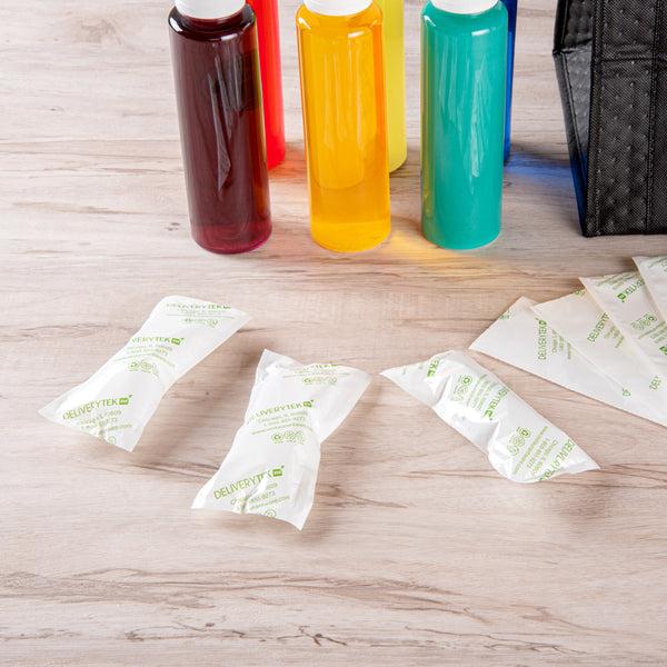 Restaurantware Delivery Tek Plastic Shipping Ice Pack - 5 3/4" X 2 1/2" - 100 Count Box