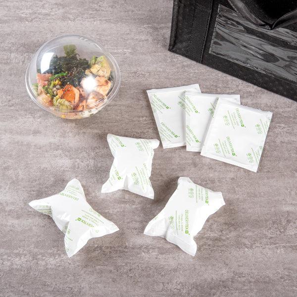 Restaurantware Delivery Tek Plastic Shipping Ice Pack - 5" X 3 3/4" - 100 Count Box