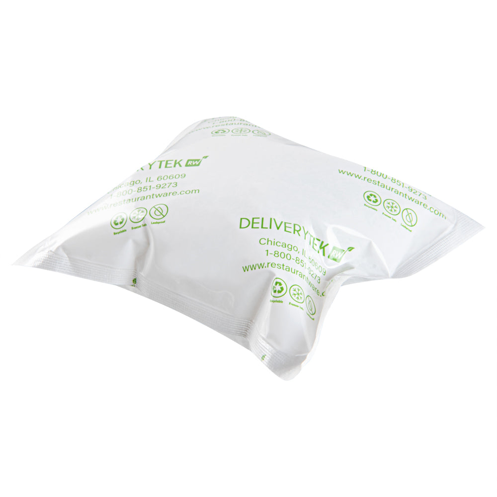 restaurantware Delivery Tek Plastic Shipping Ice Pack - 5" x 4 1/2" - 100 count box