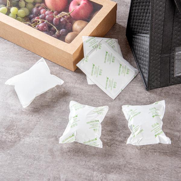Restaurantware Delivery Tek Plastic Shipping Ice Pack - 6 1/4" X 5" - 100 Count Box