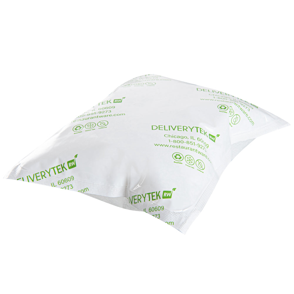 restaurantware Delivery Tek Plastic Shipping Ice Pack - 6 1/4" x 5" - 100 count box