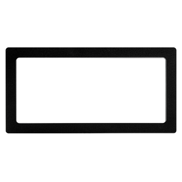 Restaurantware Display Tek Rectangle Black Plastic 3D Floating Display Case - 7" X 3 1/2" X 3/4" - 10 Count Box
