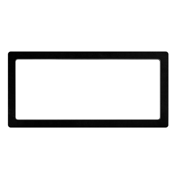 Restaurantware Display Tek Rectangle Black Plastic 3D Floating Display Case - 9" X 4 1/4" X 3/4" - 10 Count Box