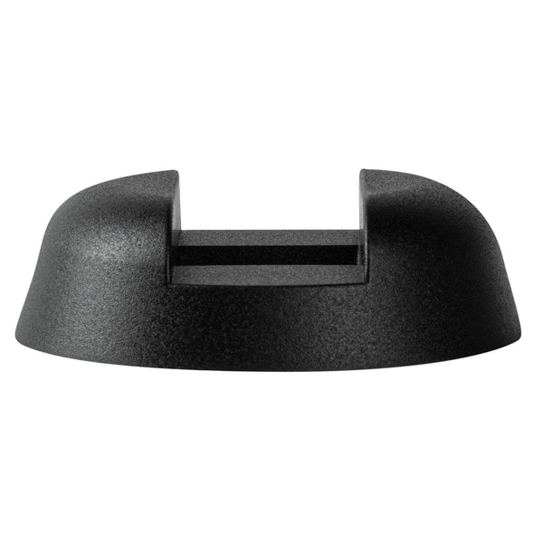 Restaurantware Display Tek Round Black Plastic 3D Floating Display Case Stand - 2 1/4" X 2 1/4" - 10 Count Box