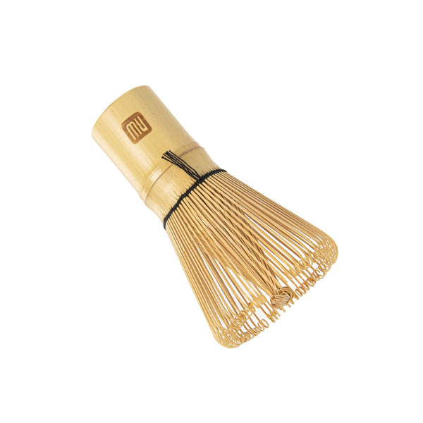 Restaurantware Dojo Natural Bamboo Matcha Whisk Chasen - Clear Plastic Case - 2 1/4" X 2 1/4" X 4" - 1 Count Box