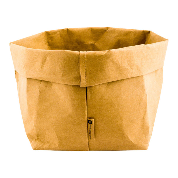 Restaurantware DuraLux Kraft Paper Washable Bag - 7 3/4" X 7 3/4" X 9 3/4" - 1 Count Box