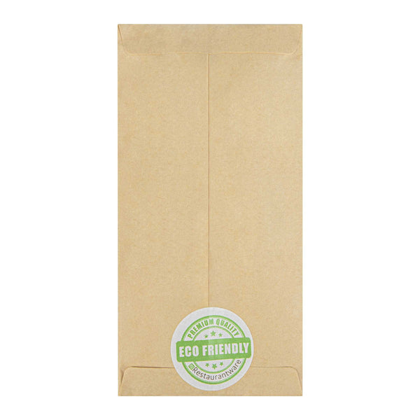 Restaurantware Eco Luxe Natural Wood Cutlery Set - With Napkin And Paper Pouch - 7" X 3 1/2" - 100 Count Box