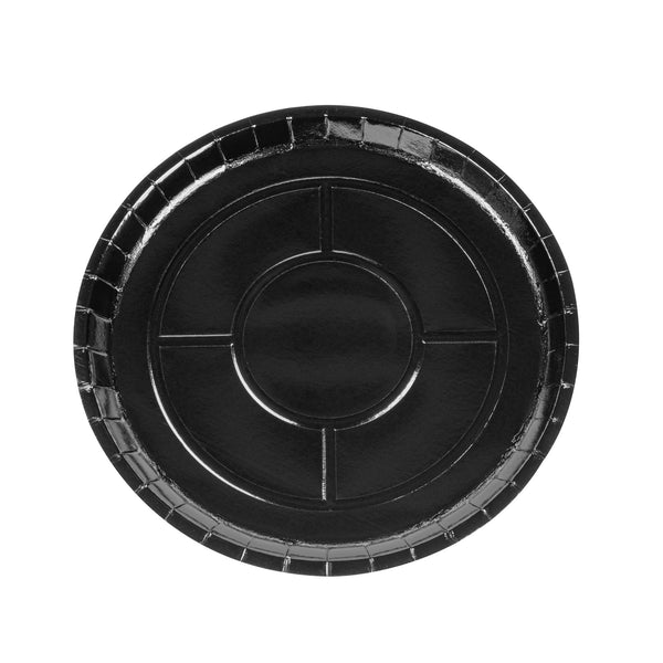 Restaurantware Eco Pie Round Black Paperboard Pizza Tray - Oven-Safe - 12'' - 50 Count Box