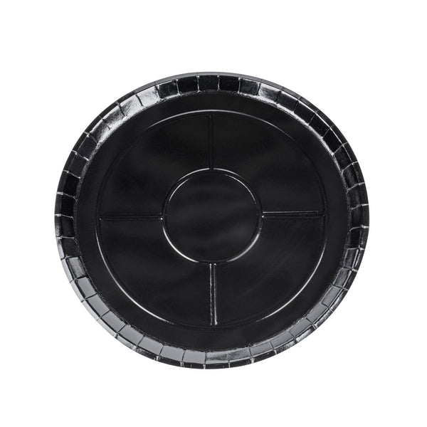 Restaurantware Eco Pie Round Black Paperboard Pizza Tray - Oven-Safe - 16" - 50 Count Box