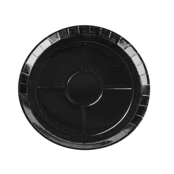 Restaurantware Eco Pie Round Black Paperboard Pizza Tray - Oven-Safe - 18'' - 50 Count Box