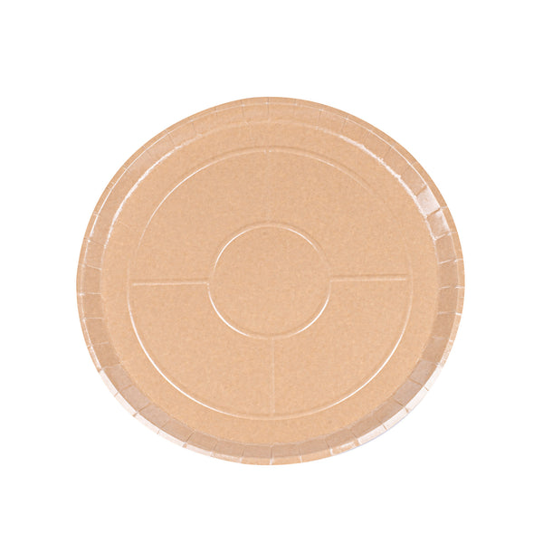 Restaurantware Eco Pie Round Kraft Paperboard Pizza Tray - Oven-Safe - 16" - 50 Count Box