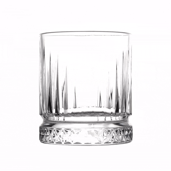 Restaurantware Elysia 7 Oz Whiskey Glass - 2 3/4" X 2 3/4" X 3 1/4" - 12 Count Box