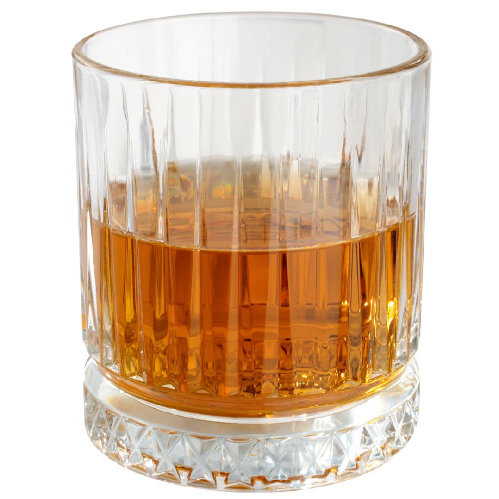 restaurantware Elysia 7 oz Whiskey Glass - 2 3/4" x 2 3/4" x 3 1/4" - 12 count box