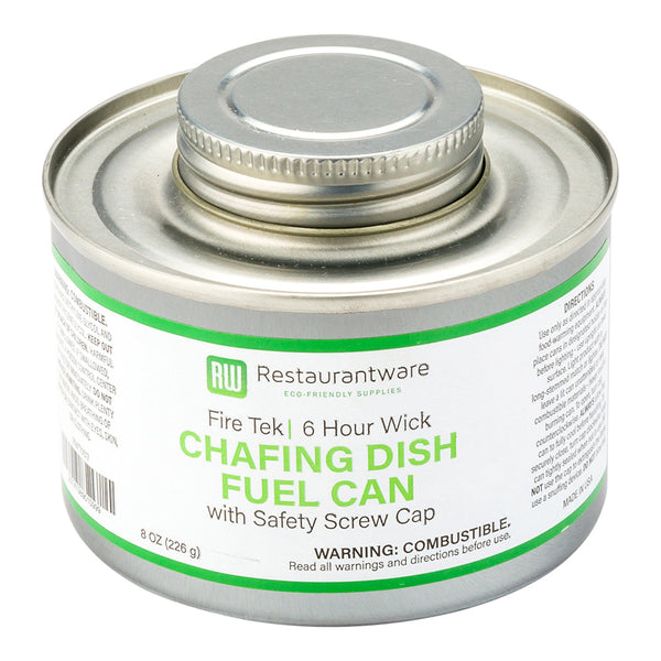 Restaurantware Fire Tek 6 Hour Wick Chafing Fuel - With Safety Twist Cap - 3 3/4" X 3 3/4" X 3" - 24 Count Box