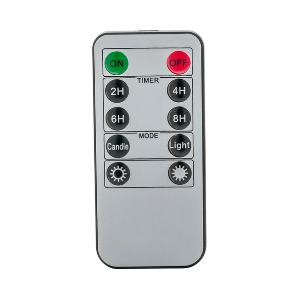 Restaurantware Fire Tek White Plastic Remote Control - For Flameless Pillar Candle - 3 1/2" X 1 1/4" - 1 Count Box