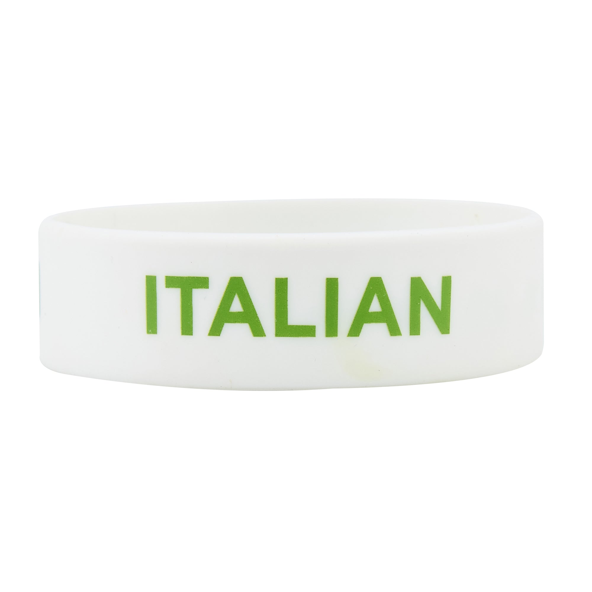 restaurantware First In First Out White Silicone Italian Label Band - Fits 16 20 and 24 oz Squeeze Bottles - 10 count box