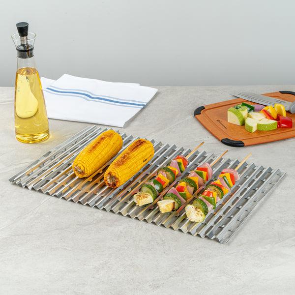 Restaurantware Foil Lux Aluminum Disposable Grill Liner - 19 3/4" X 12" - 200 Count Box