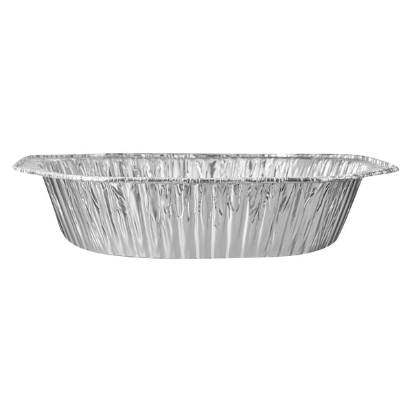 Restaurantware Foil Lux Oval Aluminum Foil Roast Pan - 17 1/2" X 14" X 3 1/4" - 50 Count Box