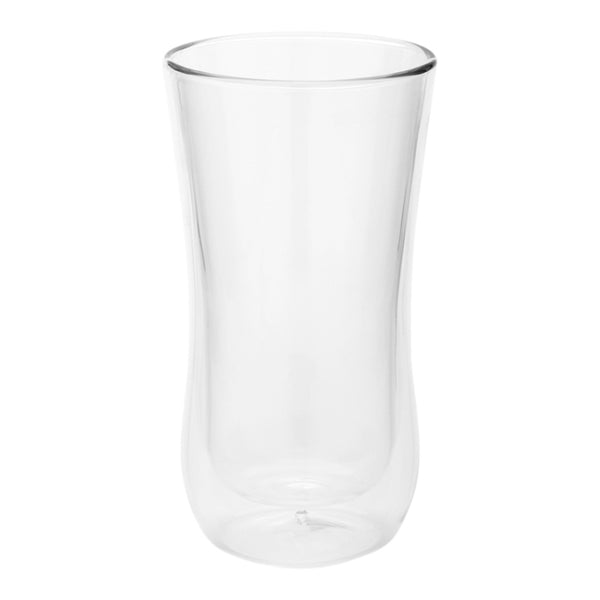 Restaurantware Forma Professional 10 Oz Round Glass Beverage Glass - Double Wall - 3" X 3" X 5 3/4" - 10 Count Box