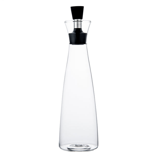 Restaurantware Forma Professional 17 Oz Glass Oil Bottle - Borosilicate - 3" X 3" X 10 1/2" - 1 Count Box
