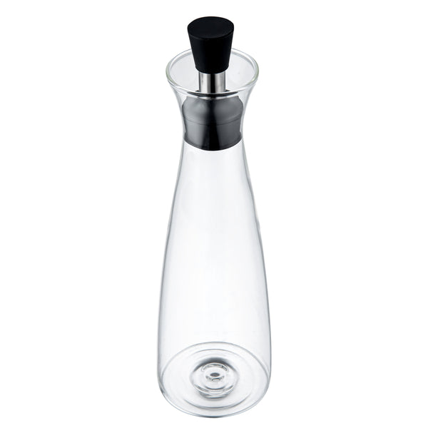 Restaurantware Forma Professional 17 Oz Glass Oil Bottle - Borosilicate - 3" X 3" X 10 1/2" - 1 Count Box
