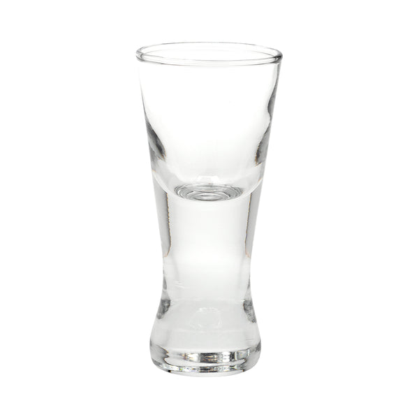 Restaurantware Forma Professional 2 Oz Concave Dessert Shot Glass - 1 3/4" X 1 3/4" X 4 1/4" - 60 Count Box