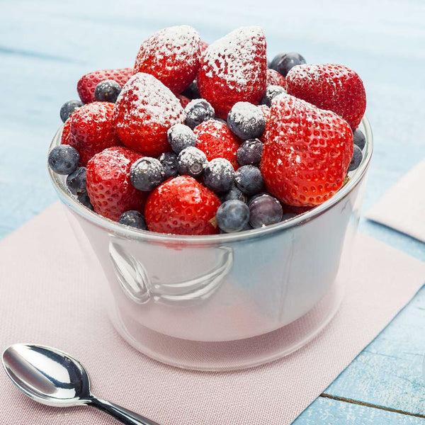 Restaurantware Forma Professional 25 Oz Round Frosted Glass Lufthansa Bowl - Double Wall Deep - 5 1/2" X 5 1/2" X 3 1/2" - 10 Count Box