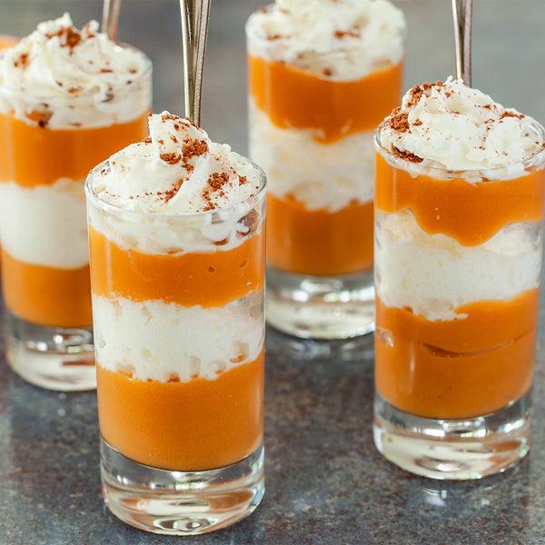 Restaurantware Forma Professional 3 Oz Glass Dolce Dessert Shooter - 1 3/4" X 1 3/4" X 3 3/4" - 60 Count Box