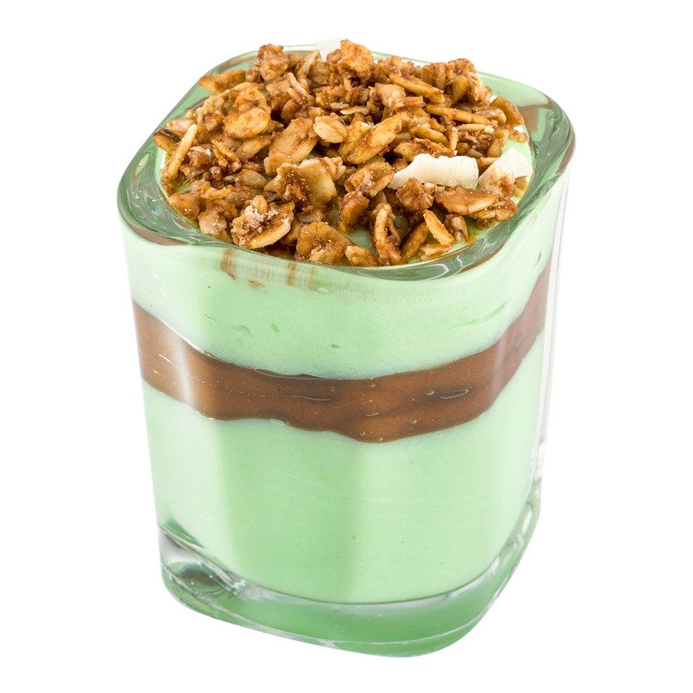 restaurantware Forma professional 3 oz Glass Square Dessert Shot Glass - 2" x 2" x 2 1/2" - 10 count box