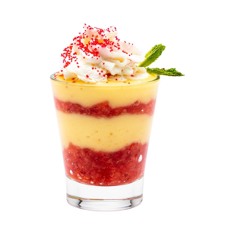 restaurantware Forma professional 3 oz Perfetto Dessert Shot Glass - 2 1/4" x 2 1/4" x 2 3/4" - 60 count box