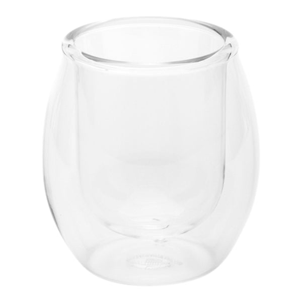 Restaurantware Forma Professional 3 Oz Round Appetizer Shot Glass - Double Wall - 2 1/2" X 2 1/2" X 2 3/4" - 10 Count Box