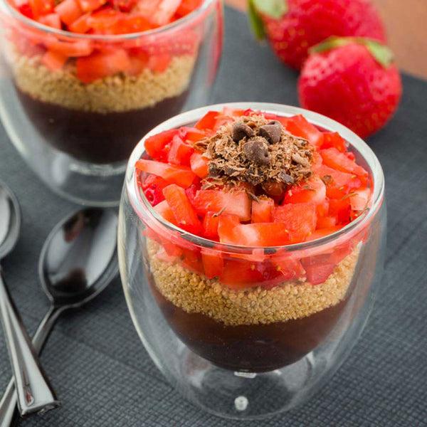 Restaurantware Forma Professional 3 Oz Round Glass Espresso Dessert Cup - Double Wall - 2 1/2" X 2 1/2" X 2 1/2" - 10 Count Box