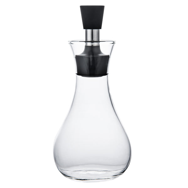 Restaurantware Forma Professional 8 Oz Glass Oil Bottle - Borosilicate - 4" X 4" X 6" - 1 Count Box
