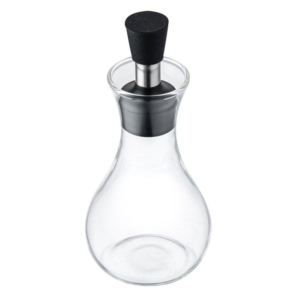 Restaurantware Forma Professional 8 Oz Glass Oil Bottle - Borosilicate - 4" X 4" X 6" - 1 Count Box
