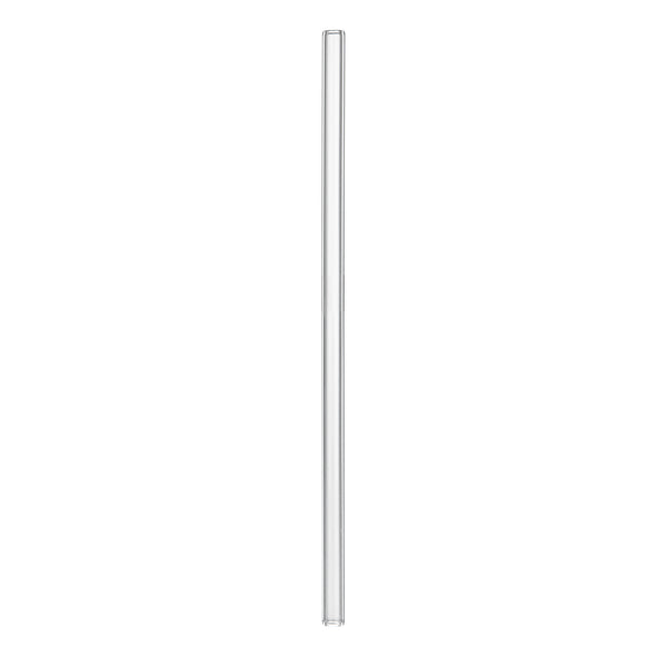 Restaurantware Forma Professional Clear Glass Straw - Borosilicate With Brush - 7 3/4'' - 100 Count Box