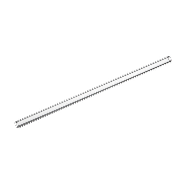 Restaurantware Forma Professional Clear Glass Straw - Borosilicate With Brush - 7 3/4'' - 100 Count Box