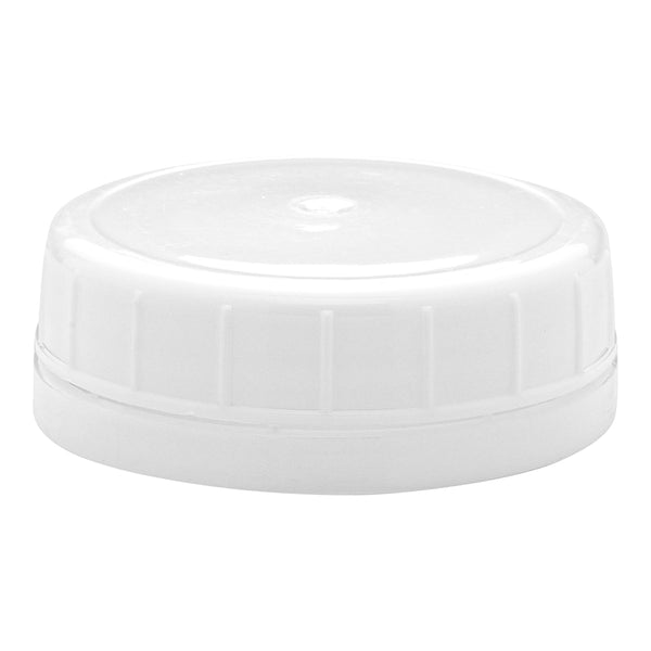 Restaurantware French Countryside White Plastic Replacement Cap - Tamper-Evident Fits 16 Oz Square Bottle - 2" X 2" X 3/4" - 10 Count Box
