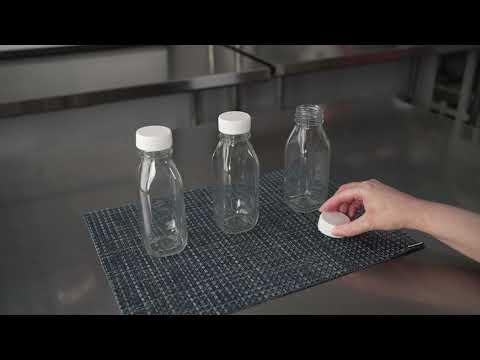 Restaurantware French Countryside White Plastic Replacement Cap - Tamper-Evident Fits 16 Oz Square Bottle - 2" X 2" X 3/4" - 10 Count Box