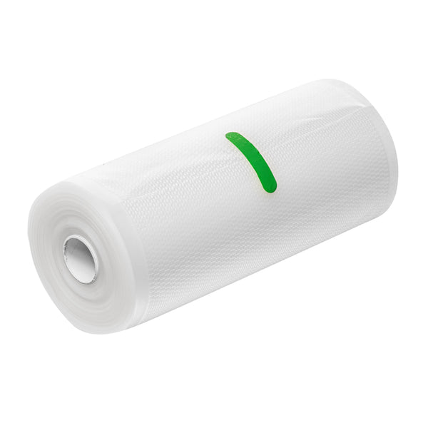 Restaurantware Fresh Hero Clear Plastic Full Mesh External Vacuum Sealer Bag Roll - 3 Mil - 8" X 50' - 10 Count Box